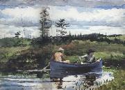 Winslow Homer The Blue Boat (mk44) oil painting reproduction